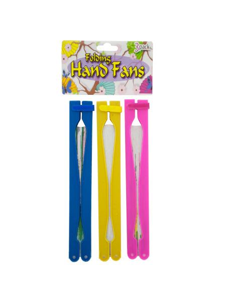 Folding Hand Fans Set (Available in a pack of 24)