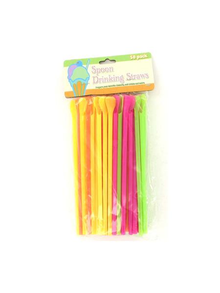 Spoon Drinking Straws (Available in a pack of 24)