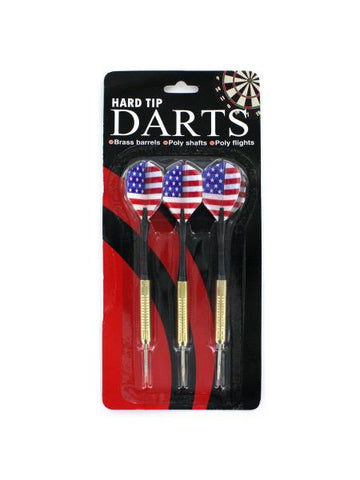 Hard Tip Darts with American Flag Design (Available in a pack of 24)