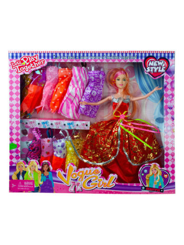 Beauty Doll with High Fashion Wardrobe (Available in a pack of 2)