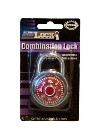 Combination Lock (Available in a pack of 12)