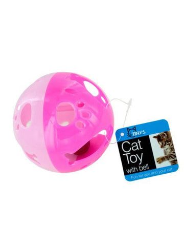 Large Cat Ball Toy with Bell (Available in a pack of 24)