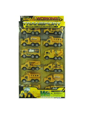 Construction Truck Toy Set (Available in a pack of 4)