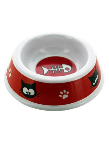 Cat Print Pet Dish (Available in a pack of 24)