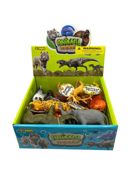 Assorted wild animal figurine countertop display (Available in a pack of 10)