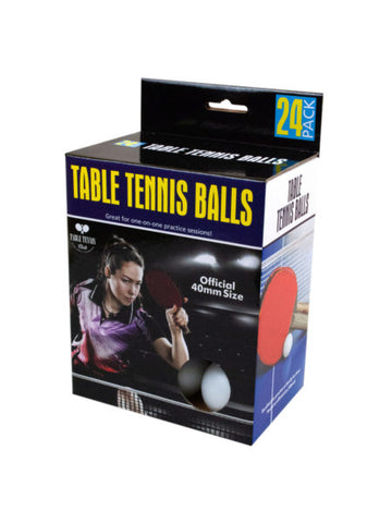 24 Pack Table Tennis Balls (Available in a pack of 6)