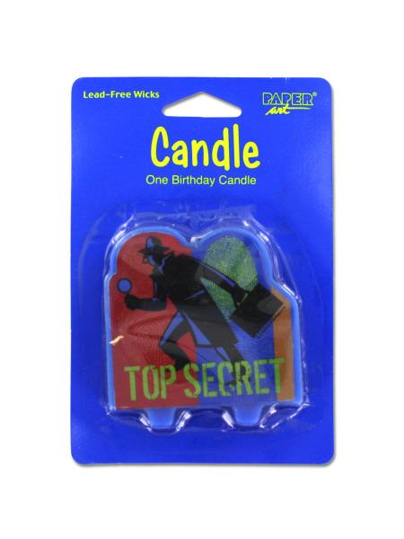 Top Secret Birthday Candle (Available in a pack of 24)