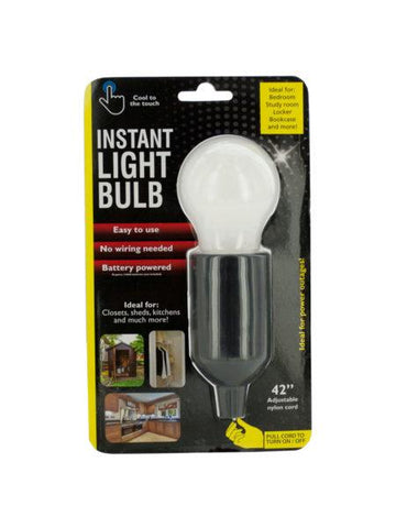 Instant LED Light Bulb with Pull Cord (Available in a pack of 6)