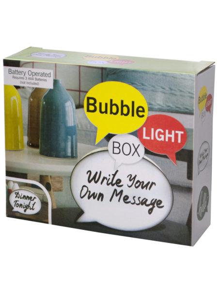 Mini Bubble Light Box Message Board with Markers (Available in a pack of 4)