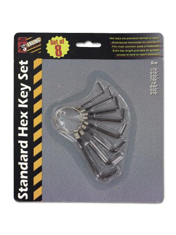 Standard Hex Key Set (Available in a pack of 24)