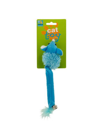 Cat Toy Mouse with Bell and Feathers (Available in a pack of 24)