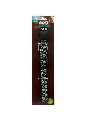 Dog Collar with Paw Print (Available in a pack of 24)