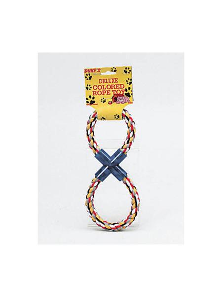 Figure 8 Multi-Colored Rope Dog Toy (Available in a pack of 24)