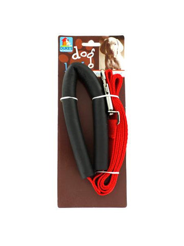 Nylon Dog Leash with Foam Handle Cover (Available in a pack of 24)