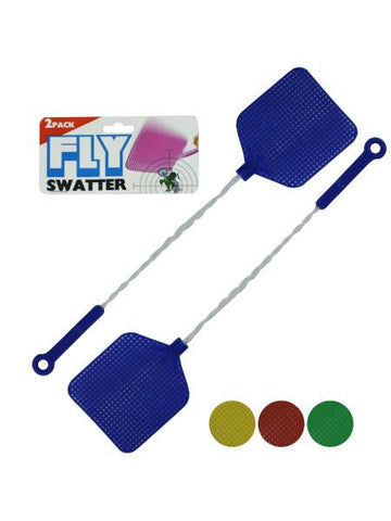 Fly Swatters with Wire Handles (Available in a pack of 24)