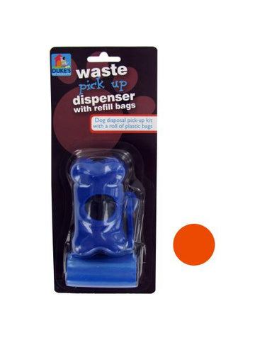 Dog Waste Bag Dispenser with Refill Bags (Available in a pack of 24)