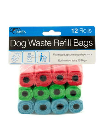 Dog Waste Refill Bags (Available in a pack of 8)