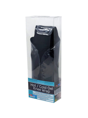 Adjustable Black Hot and Cold Knee Wrap Compress (Available in a pack of 2)