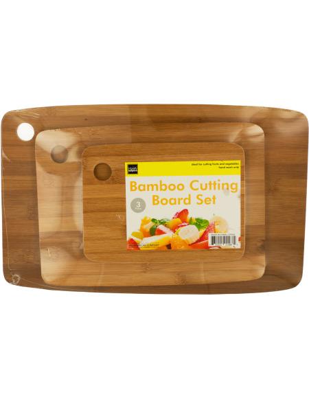 Bamboo Cutting Board Set (Available in a pack of 1)