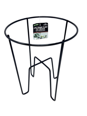 7.85&quot; Wire Frame Plant Pot Holder with Center Base (Available in a pack of 4)