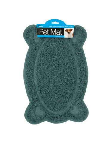 Easy Clean Paw Print Pet Mat (Available in a pack of 10)