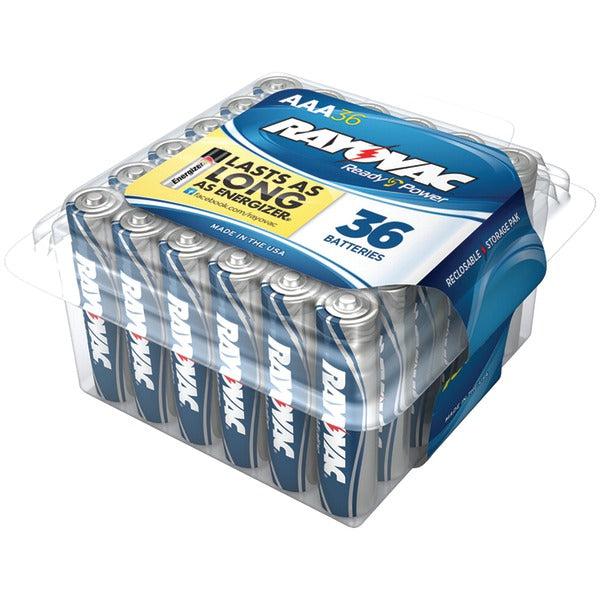 Alkaline Batteries Reclosable Pro Pack (AAA, 36 pk)