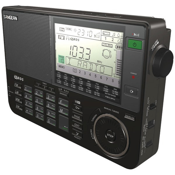 Professional Multiband AM/FM/SW Receiver (Black)