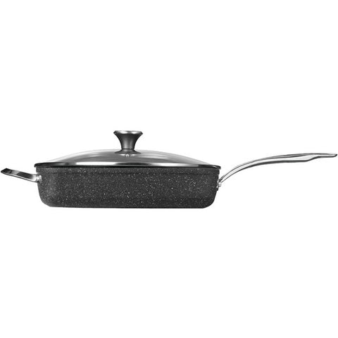 THE ROCK(TM) by Starfrit(R) One Pot 5.2-Quart Deep Fry Pan with Lid