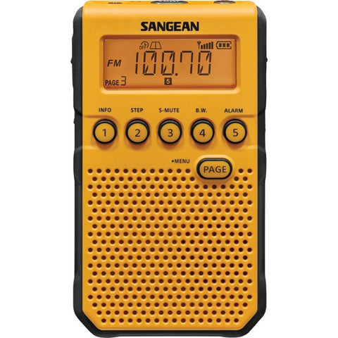 AM/FM/NOAA(R) Weather Alert Pocket Radio (Yellow)