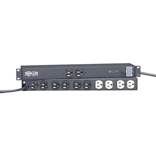 12-Outlet Rack-Mount ISOBAR(R) Premium Surge Protector with Locking Switch Cover