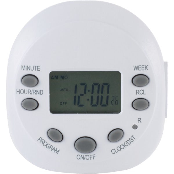 Indoor Plug-in 7-Day Programmable Digital Timer