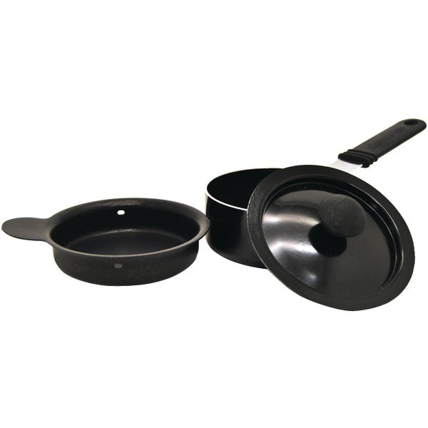 Mini 4" Nonstick Saucepan with Lid & Poacher