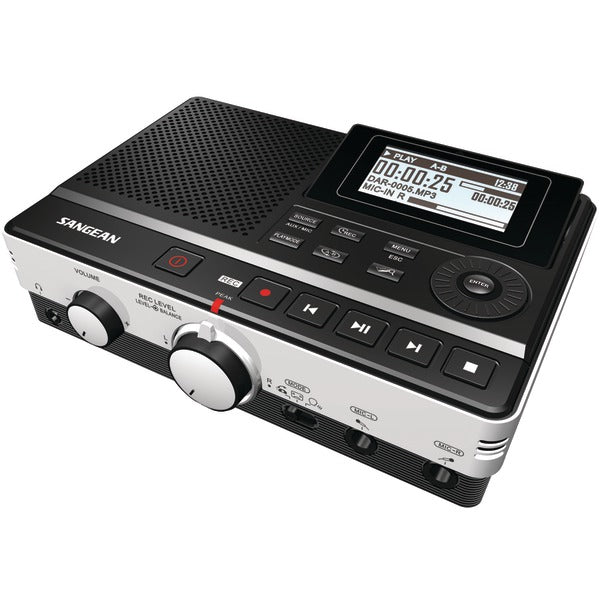 DAR-101 Tabletop Rechargeable Digital MP3 Recorder with Built-in Stereo Microphone