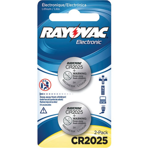 3-Volt Lithium Keyless Entry Battery (2 pk; CR2025 Size)