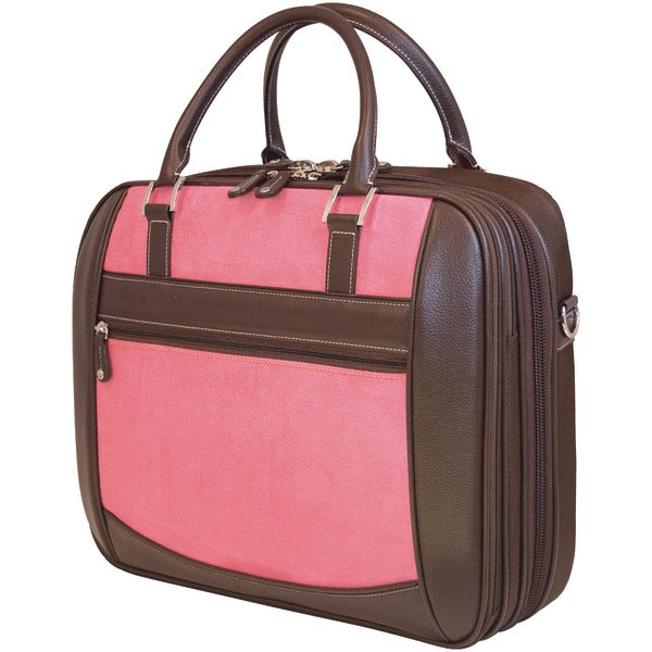 16" PC/17" MacBook(R) ScanFast(TM) Element Briefcase (Pink Suede)