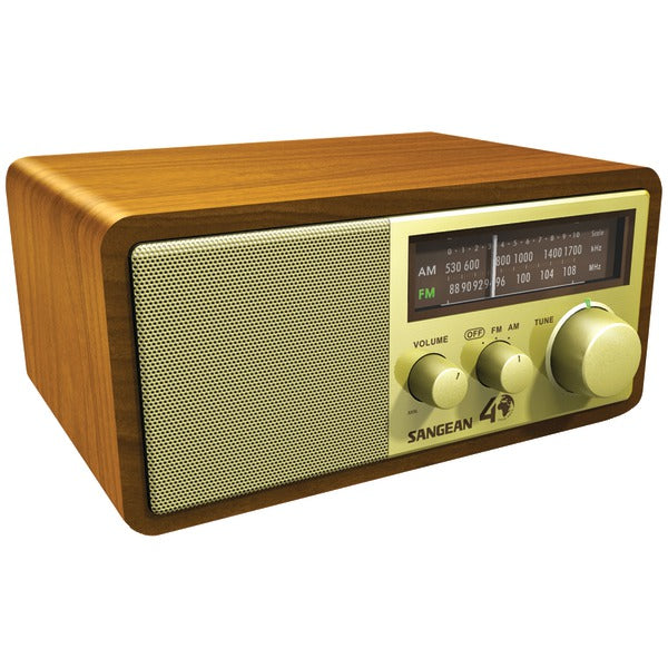 WR-11SE 40th Anniversary Edition Hi-Fi Tabletop Retro Wooden Cabinet AM/FM Analog Radio Receiver