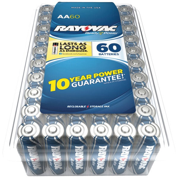 Alkaline Batteries Reclosable Pro Pack (AA, 60 pk)