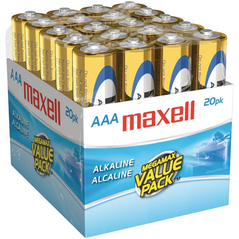 Alkaline Batteries (AAA; 20 pk; Brick)