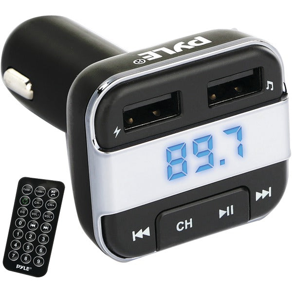 3-in-1 Bluetooth(R) Vehicle FM Transmitter Charger Kit