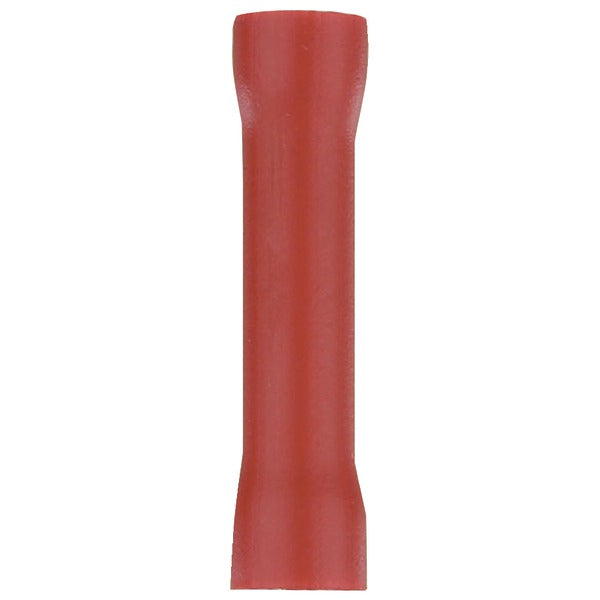 Vinyl Butt Connectors (Red, 22-18 Gauge, 100 pk)