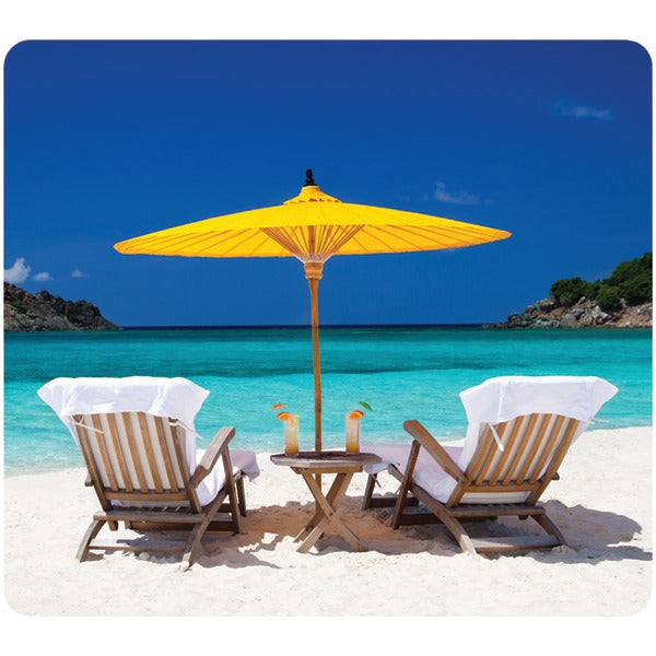 Recycled Mouse Pad (Caribbean Beach)