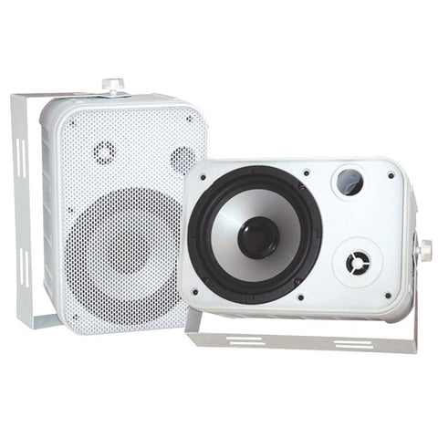 6.5" Indoor/Outdoor Waterproof Speakers (White)