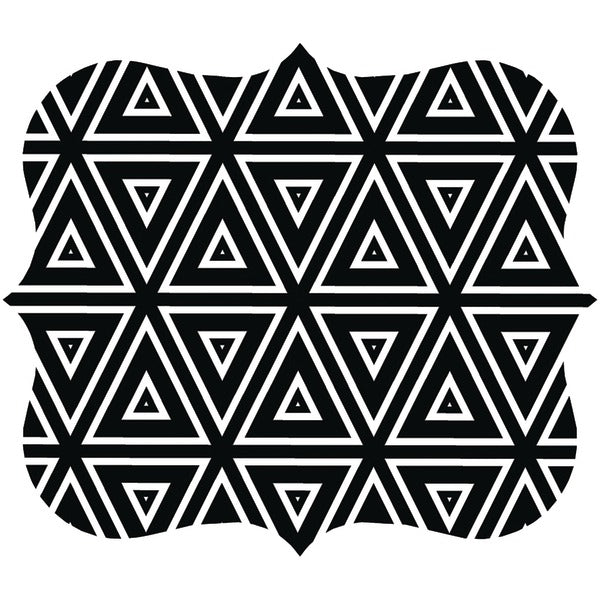 Designer Mouse Pad (Geometric Triangles)