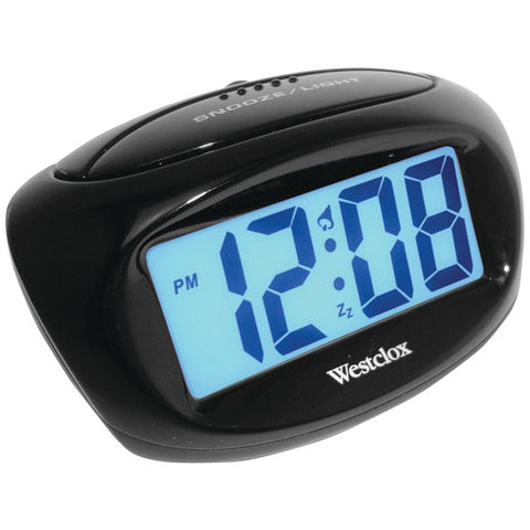 Large Easy-to-Read LCD Battery Alarm Clock