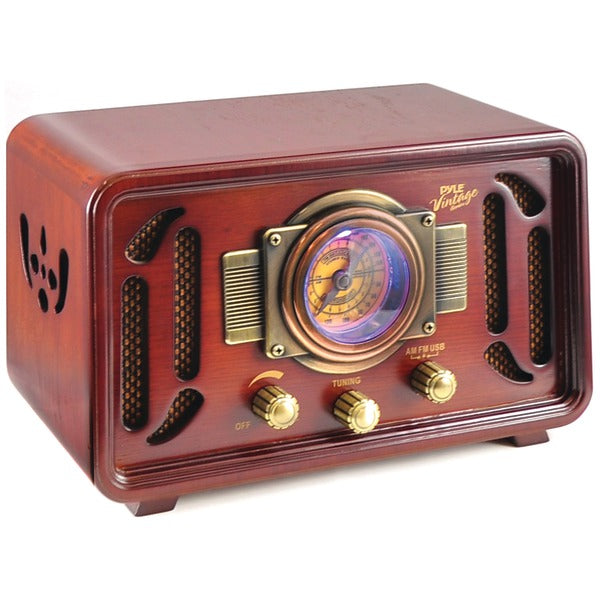 Retro-Style Bluetooth(R) Radio Speaker System