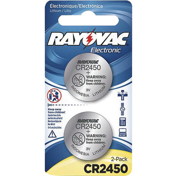 3-Volt Lithium Keyless Entry Battery (2 pk; CR2450 Size)