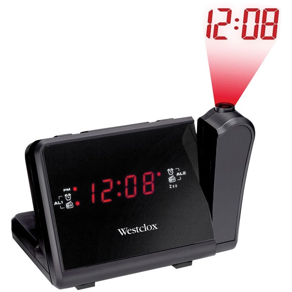 Digital LCD Projection Alarm Clock with AM/FM Radio