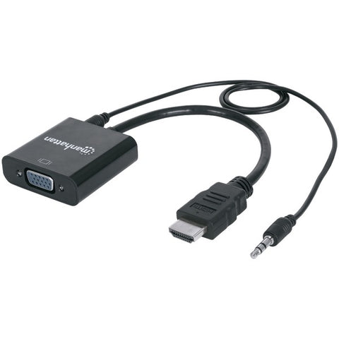 HDMI(R) Male to VGA Female Converter with Audio