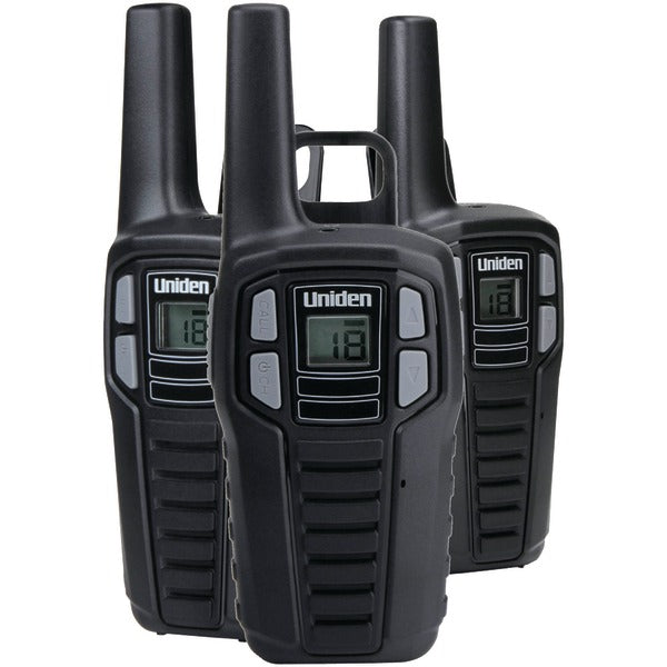 16-Mile 2-Way FRS/GMRS Radios (3 pk; with 9 batteries)