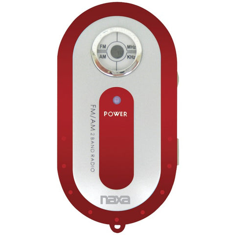 AM/FM Mini Pocket Radio (Red)